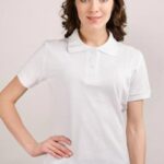 Футболки женские с коротким рукавом, белый цвет, пошив на заказ.
