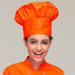 Поварской оранжевый колпак